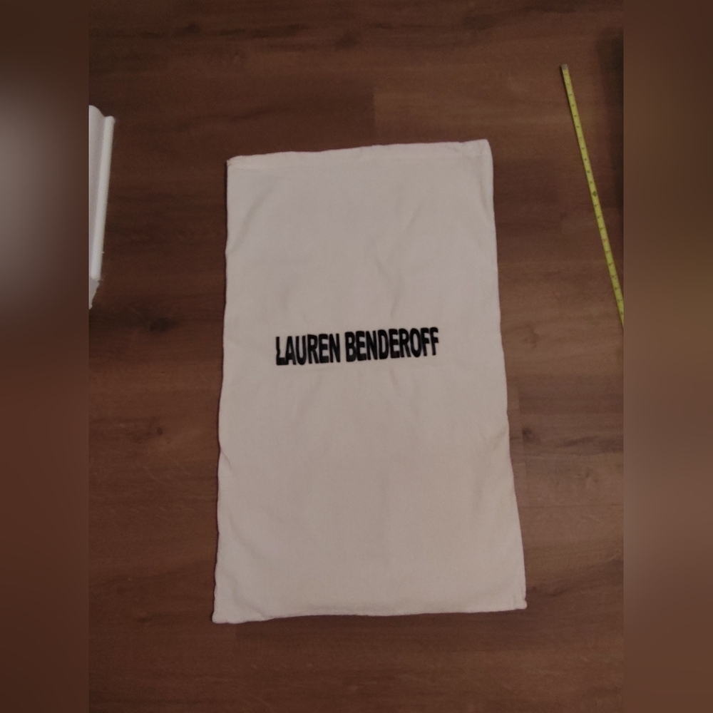 LAUREN BENDEROFF Extra Large Natural Cotton Dust Bag 35" X 20.5" Ivory Storage - Picture 2 of 7